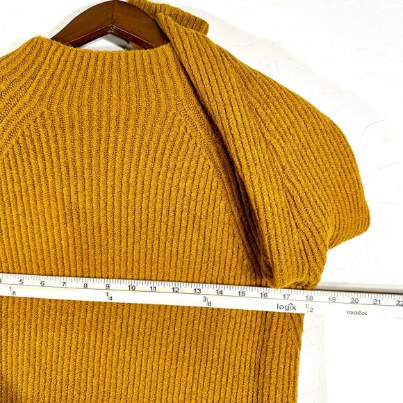 Madewell Womens Sweater Medallion Knit Mock Neck Sweater Size M - Picture 5 of 8
